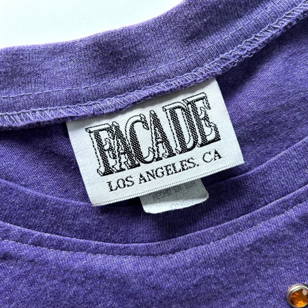 Purple Rhinestone Long Sleeve - Picture 8 of 9